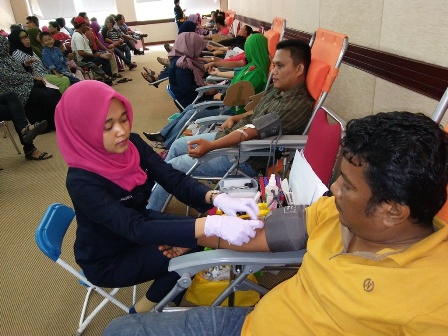 Donor Darah Sukarela Bantu Tutupi Kekurangan Stock Darah PMI